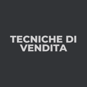 CORSO DI TECNICHE DI VENDITA